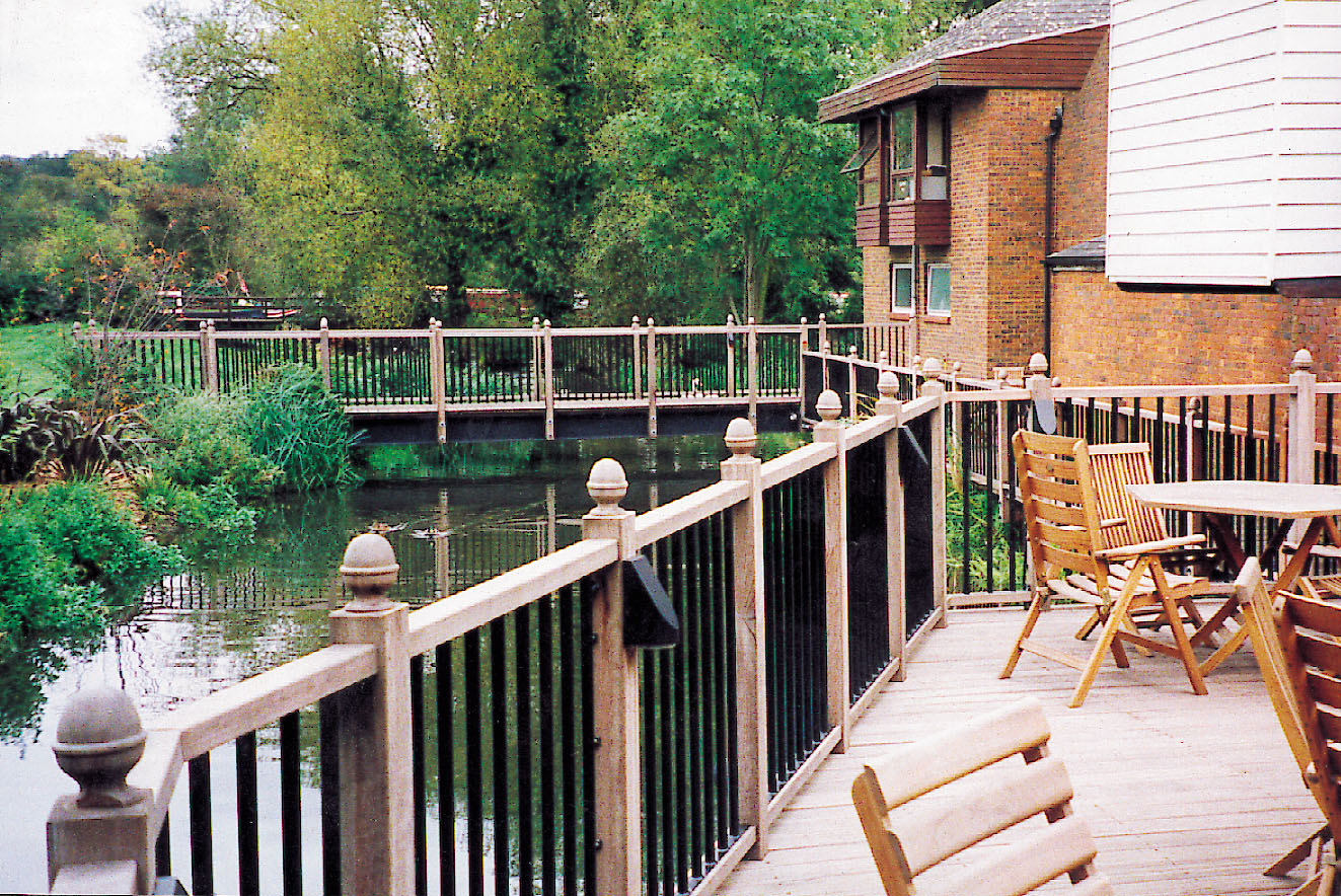 Watermill Hotel; Veranda and Bridge